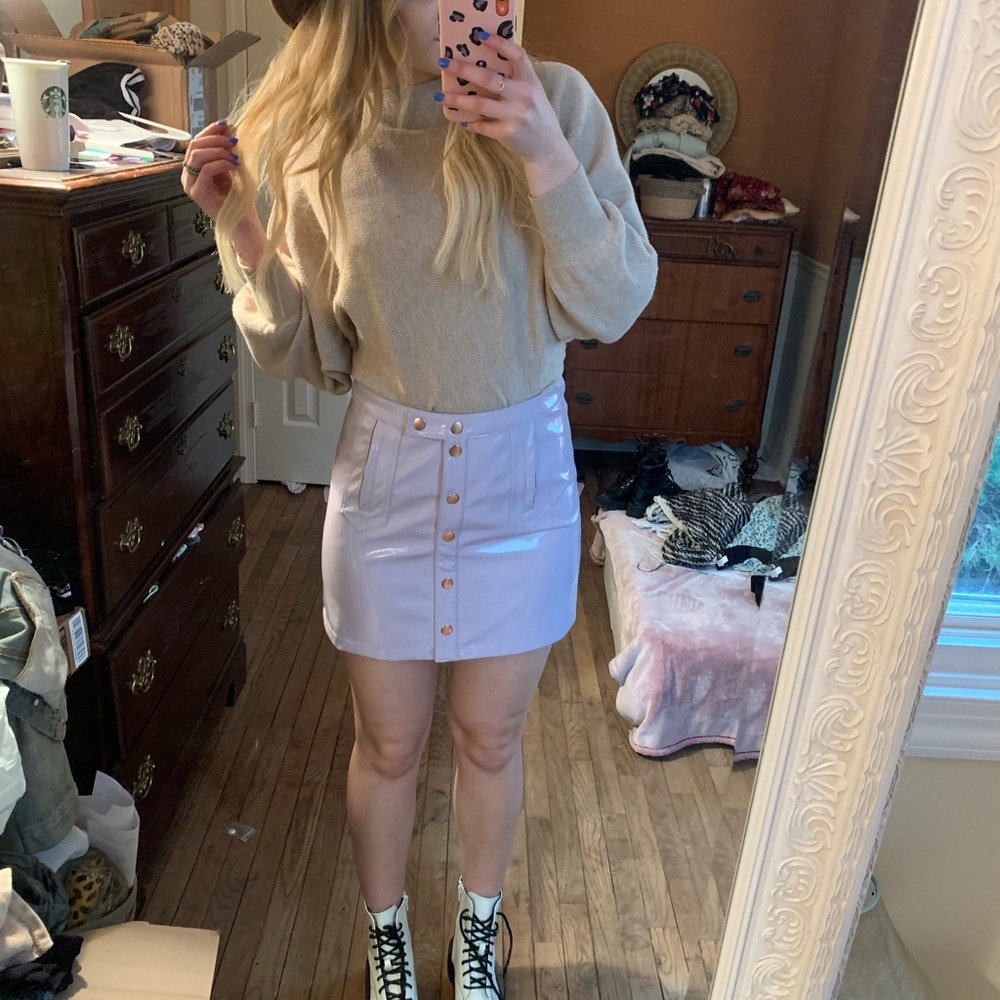 FOREVER 21 LILAC SKIRT - Picture 2 of 8